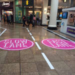 A UK shopping centre tests a fast lane for walkers